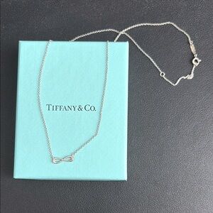 Tiffany & Co. Silver Infinity Necklace